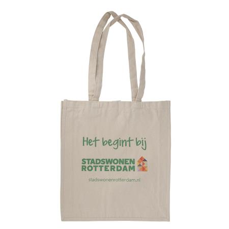 Shopper aus Baumwolle naturfarben 330 gr/m2