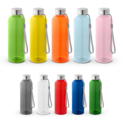 ENDERS M. Trinkflasche (600ml) aus recyceltem PET (100% rPET) mit glänzender transluzenter Oberfläche