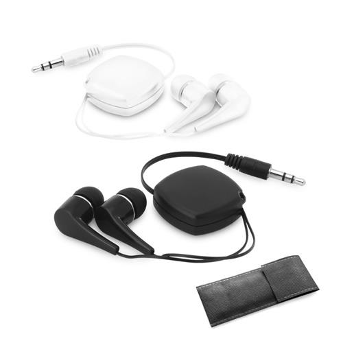 PINEL. In-Ear Kopfhörer mit ausziehbarem 0.75 Meter Kabel aus ABS