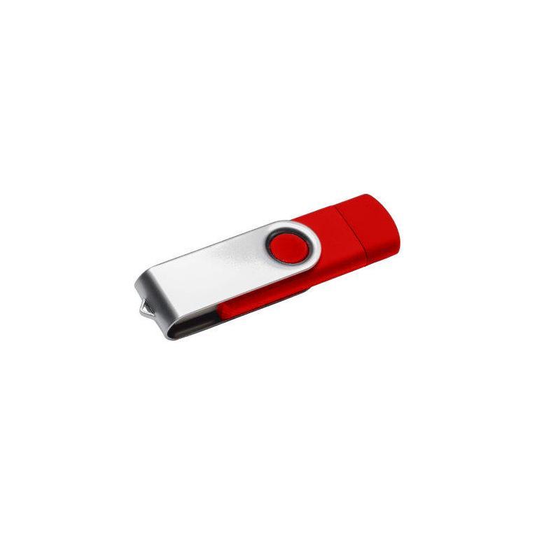 USB-Stick C05 Micro USB 2.0 Flash Disk  16 GB Rot