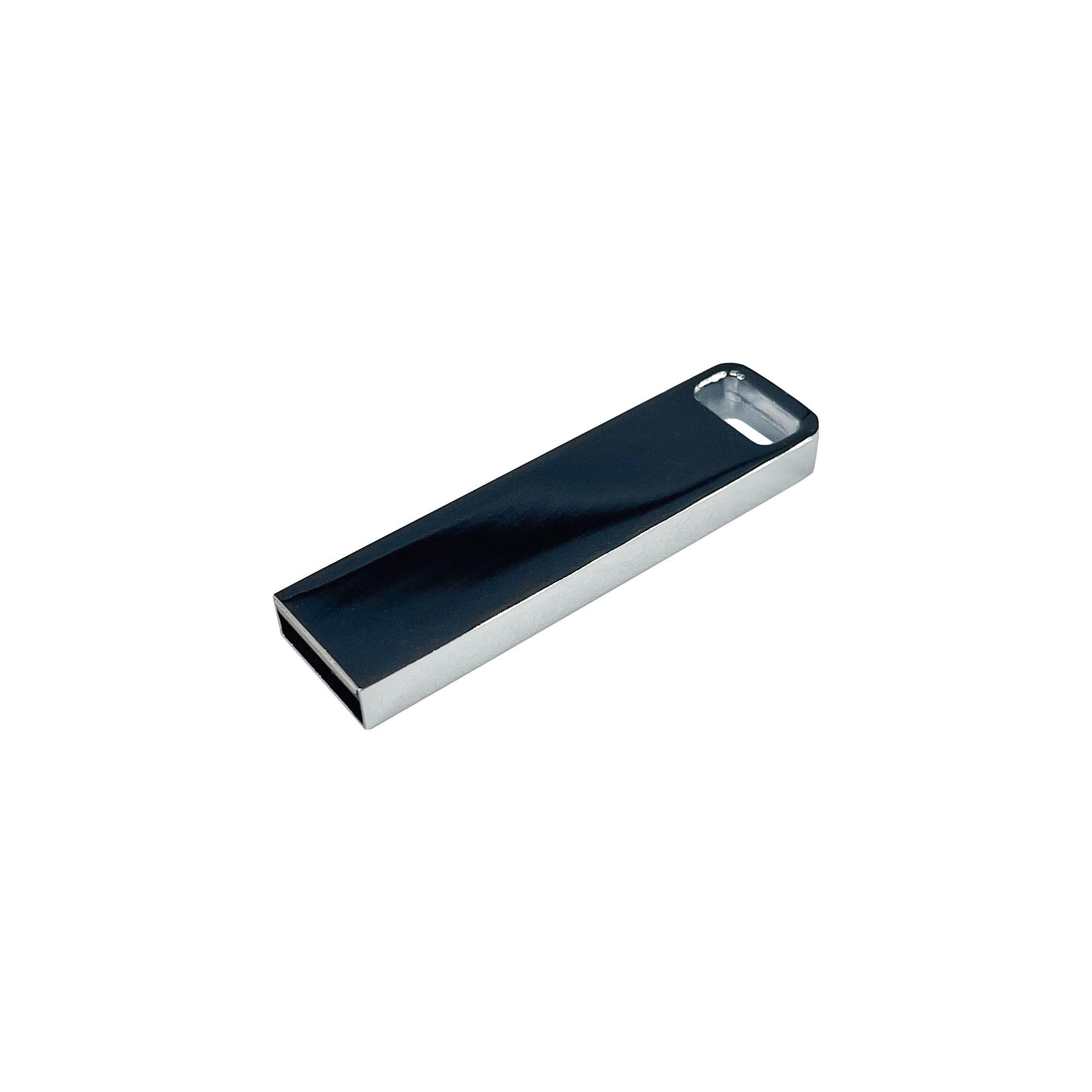 USB-Stick Mini 055 USB 2.0 COB   2 GB Silber-Chrom (glänzend)