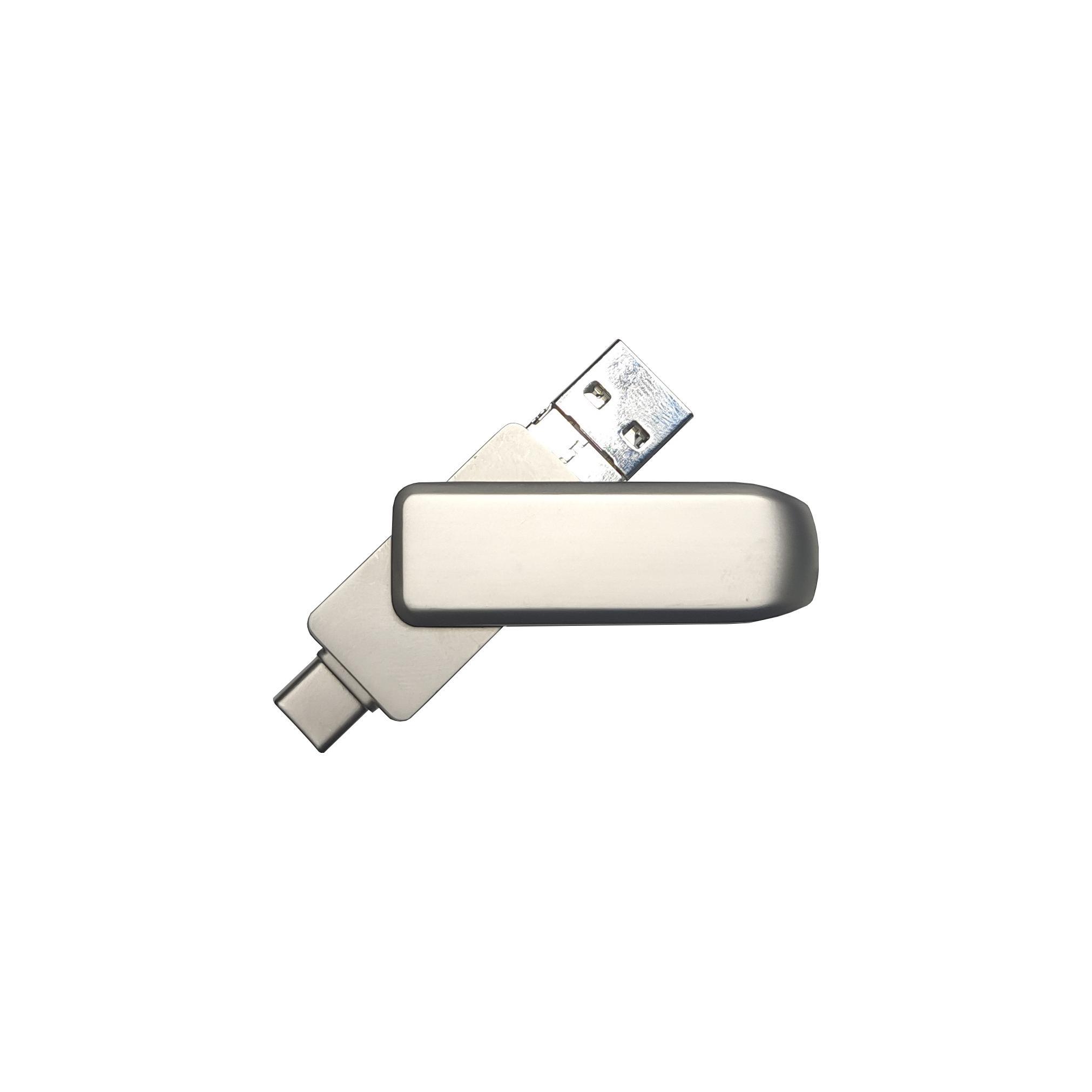 USB-Stick 4in1 OTG 02 USB 3.0 Flash Disk  16 GB Silber