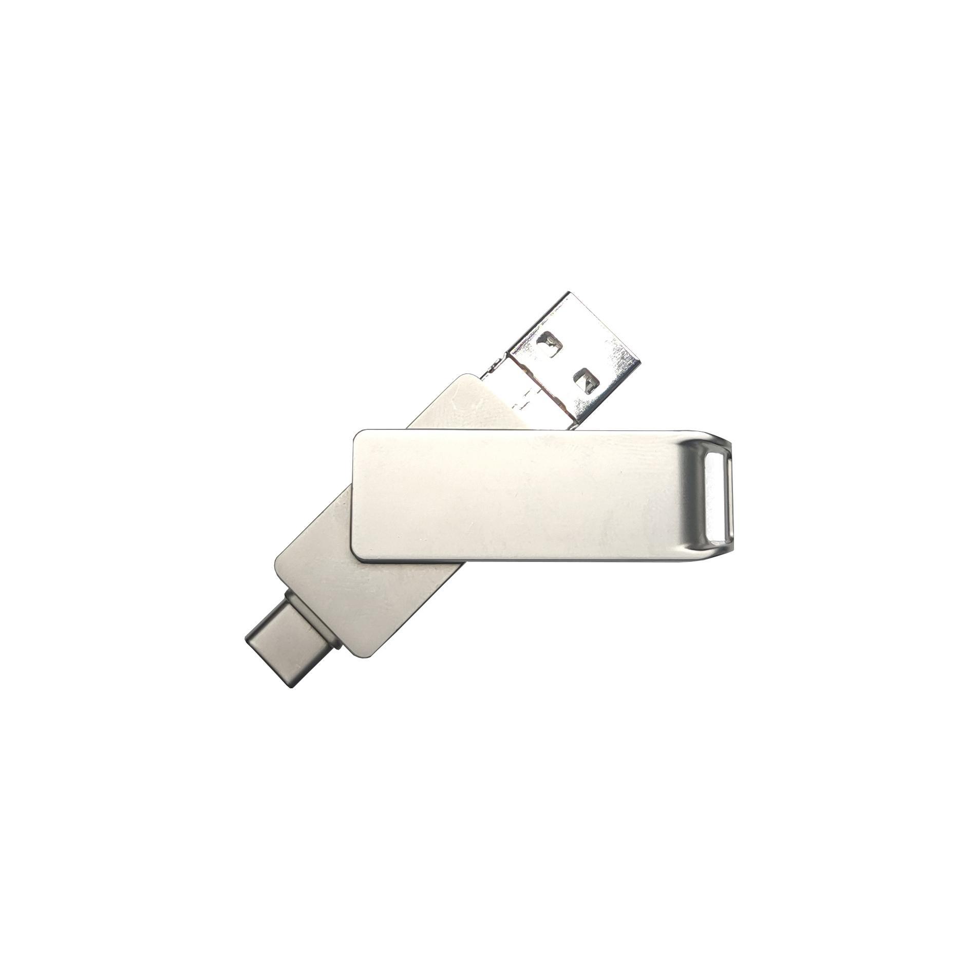 USB-Stick 4in1 OTG 03 USB 2.0 Flash Disk  32 GB Silber