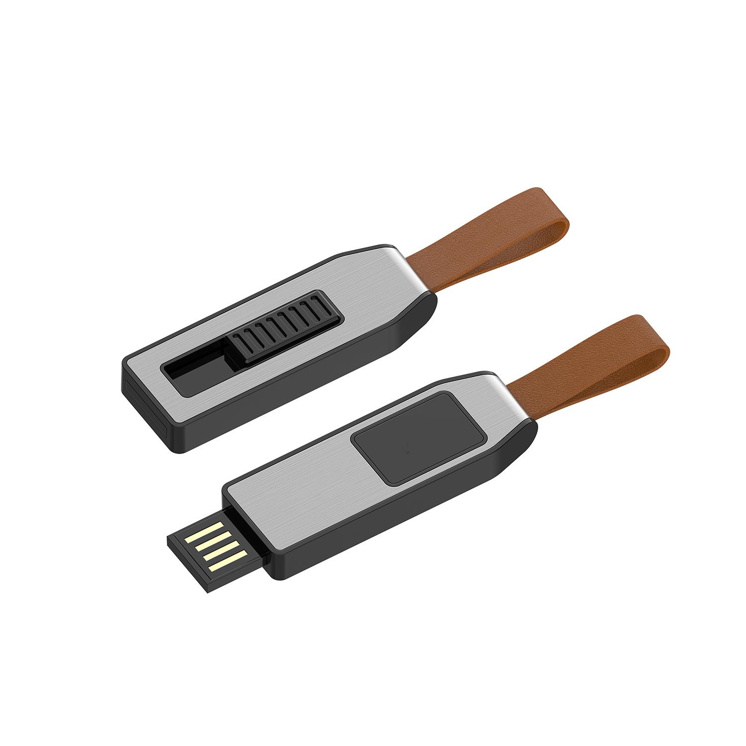 USB-Stick LED 04 USB 2.0 COB   4 GB Schwarz