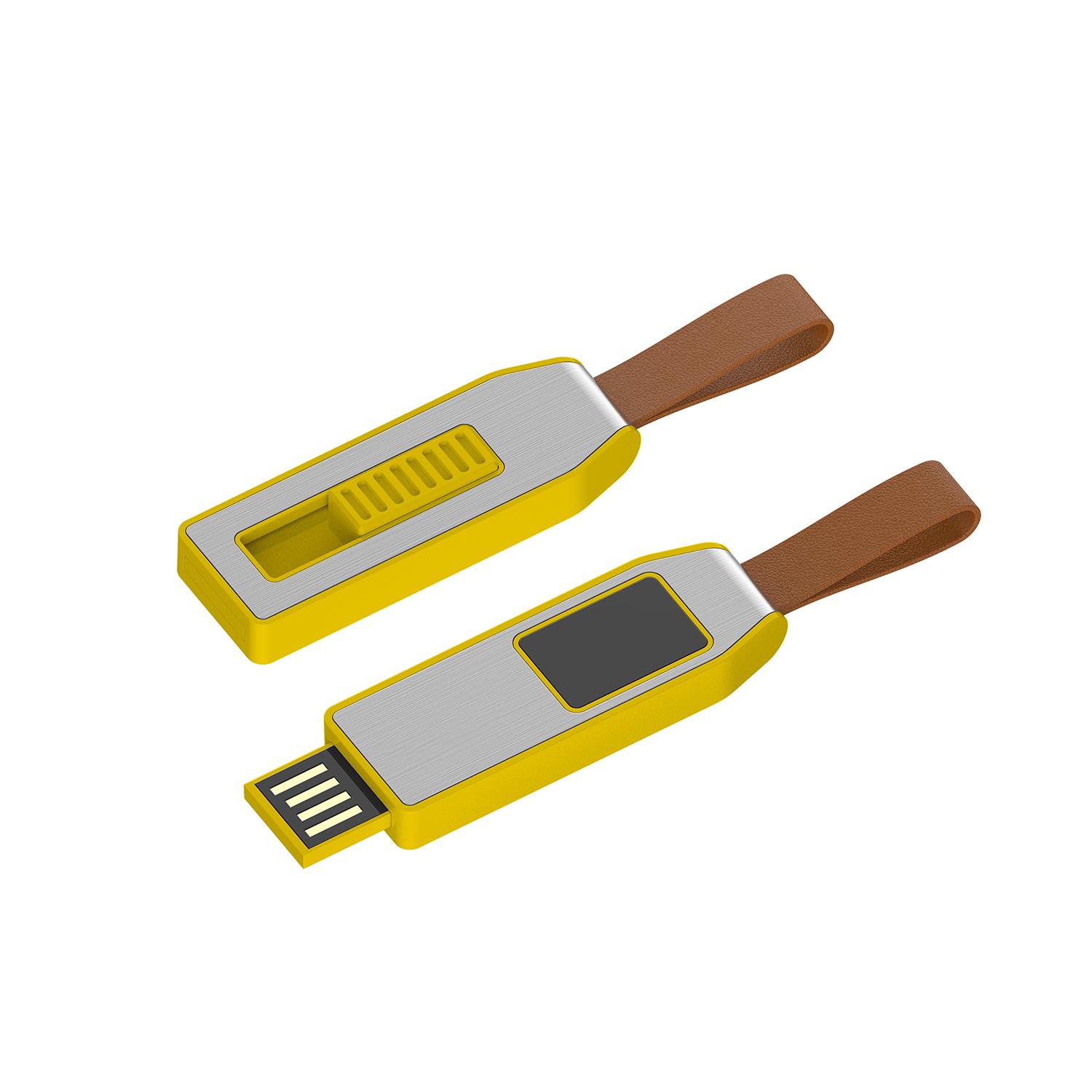 USB-Stick LED 04 USB 2.0 COB  16 GB Gelb
