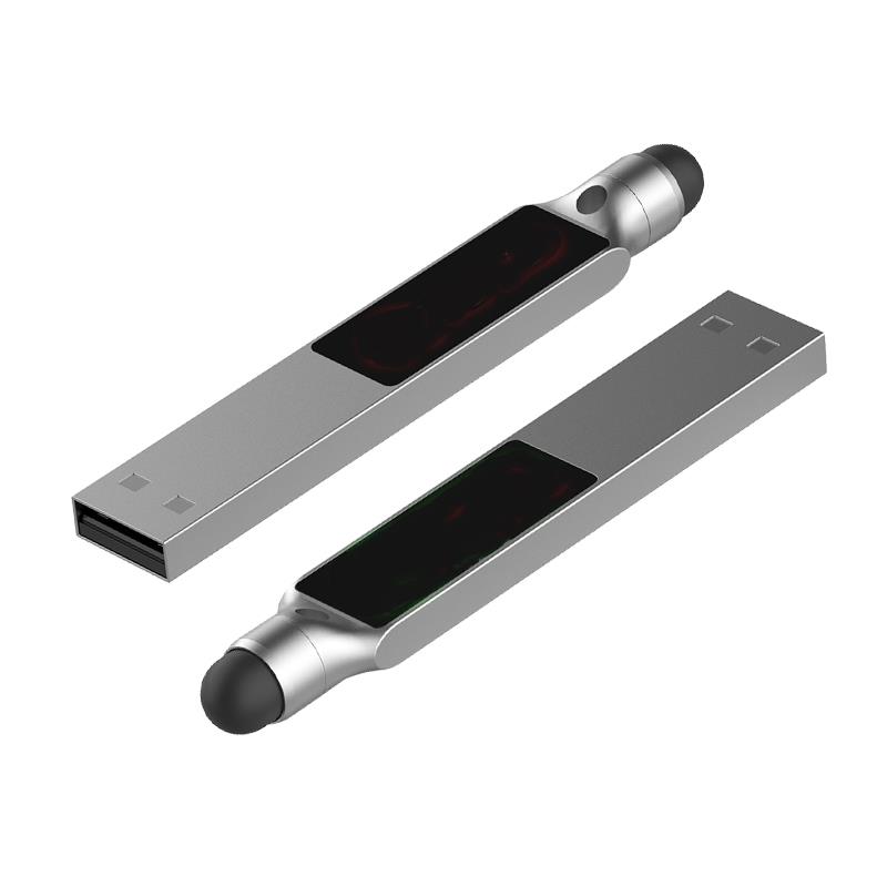 USB-Stick LED 06 USB 2.0 COB  32 GB Silber