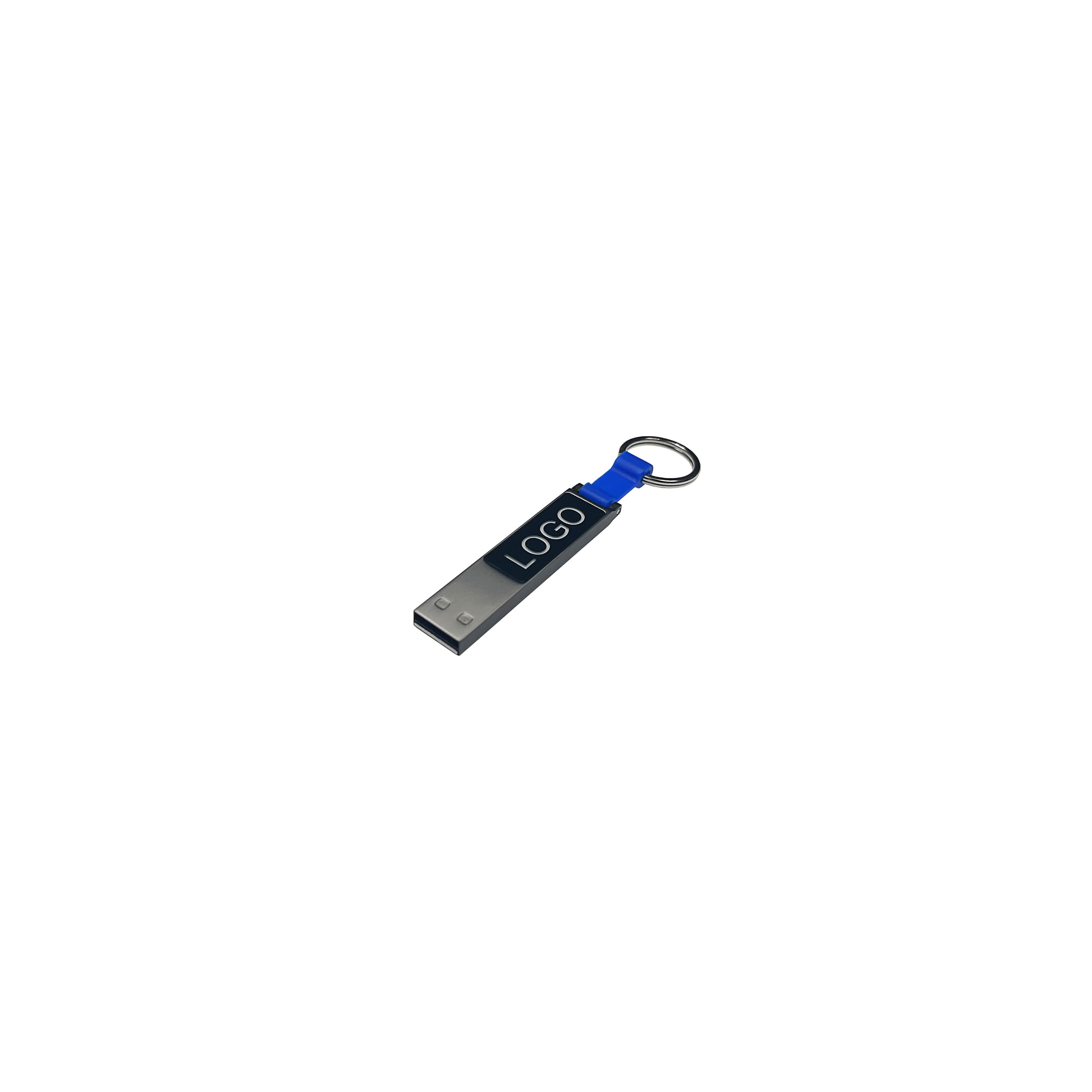USB-Stick LED 12 USB 2.0 COB  64 GB schwarz/blau