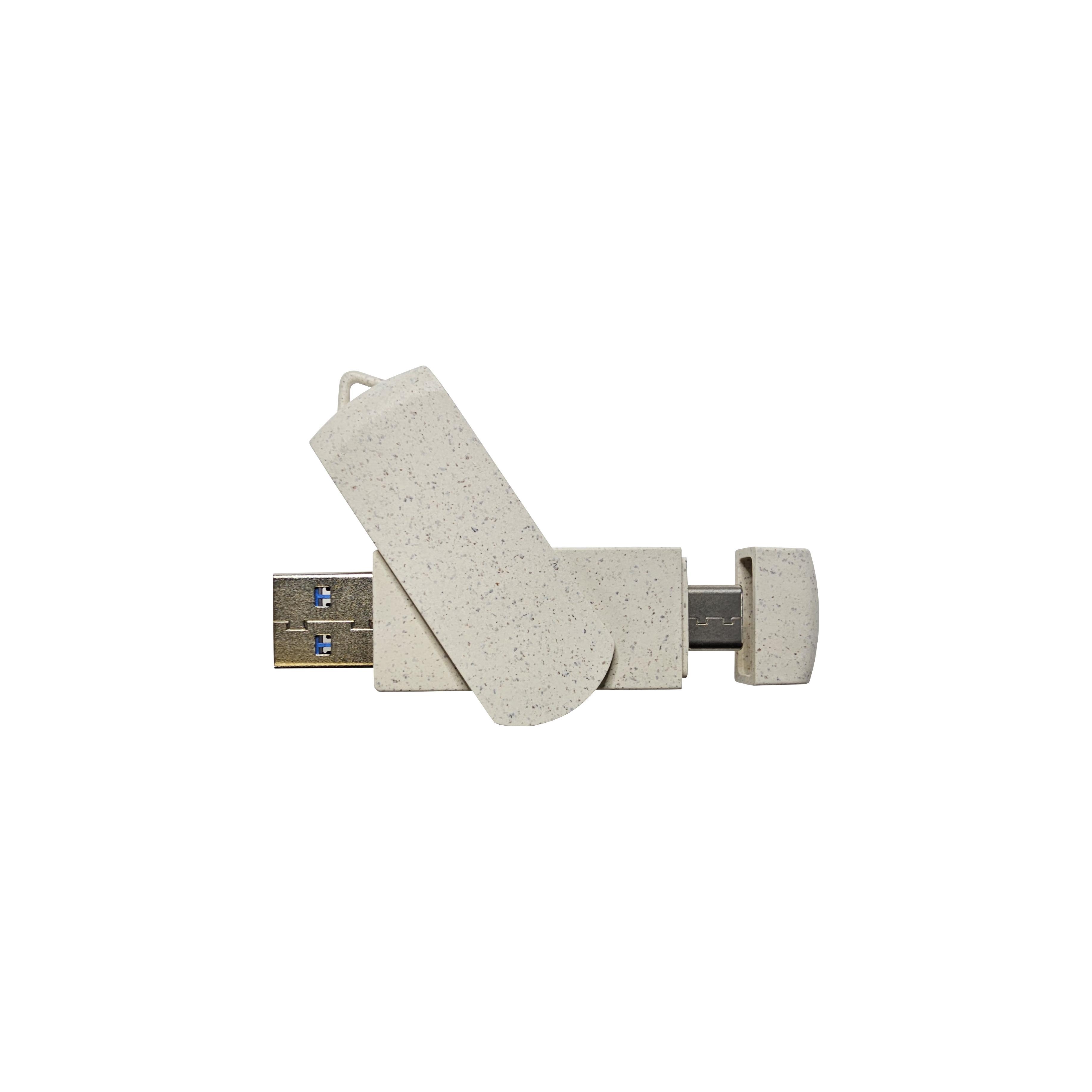 USB-Stick OTG C05-A Typ C USB 2.0 Flash Disk  16 GB Weizenstroh