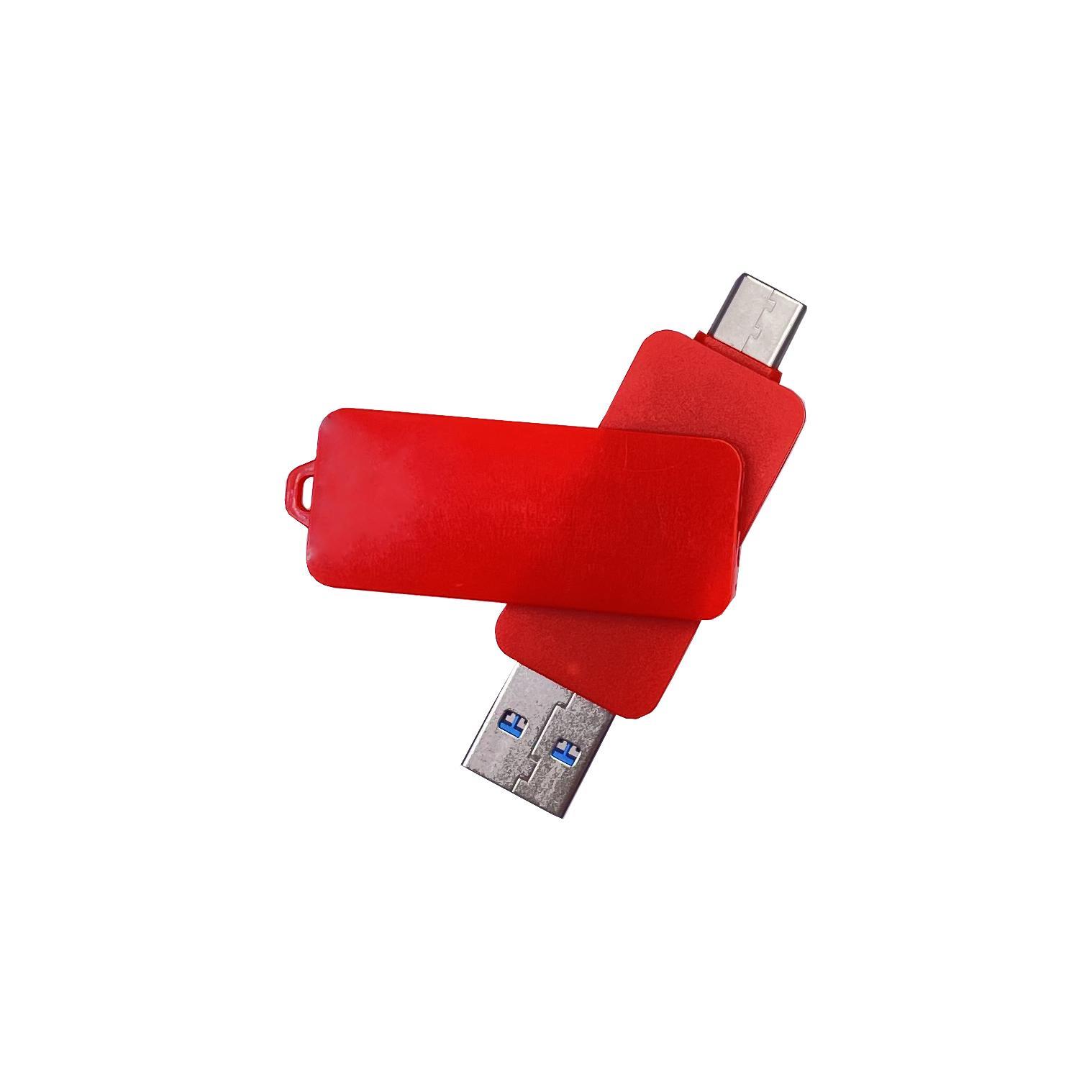 USB-Stick OTG F54 Typ C USB 3.0 Flash Disk 128 GB Rot