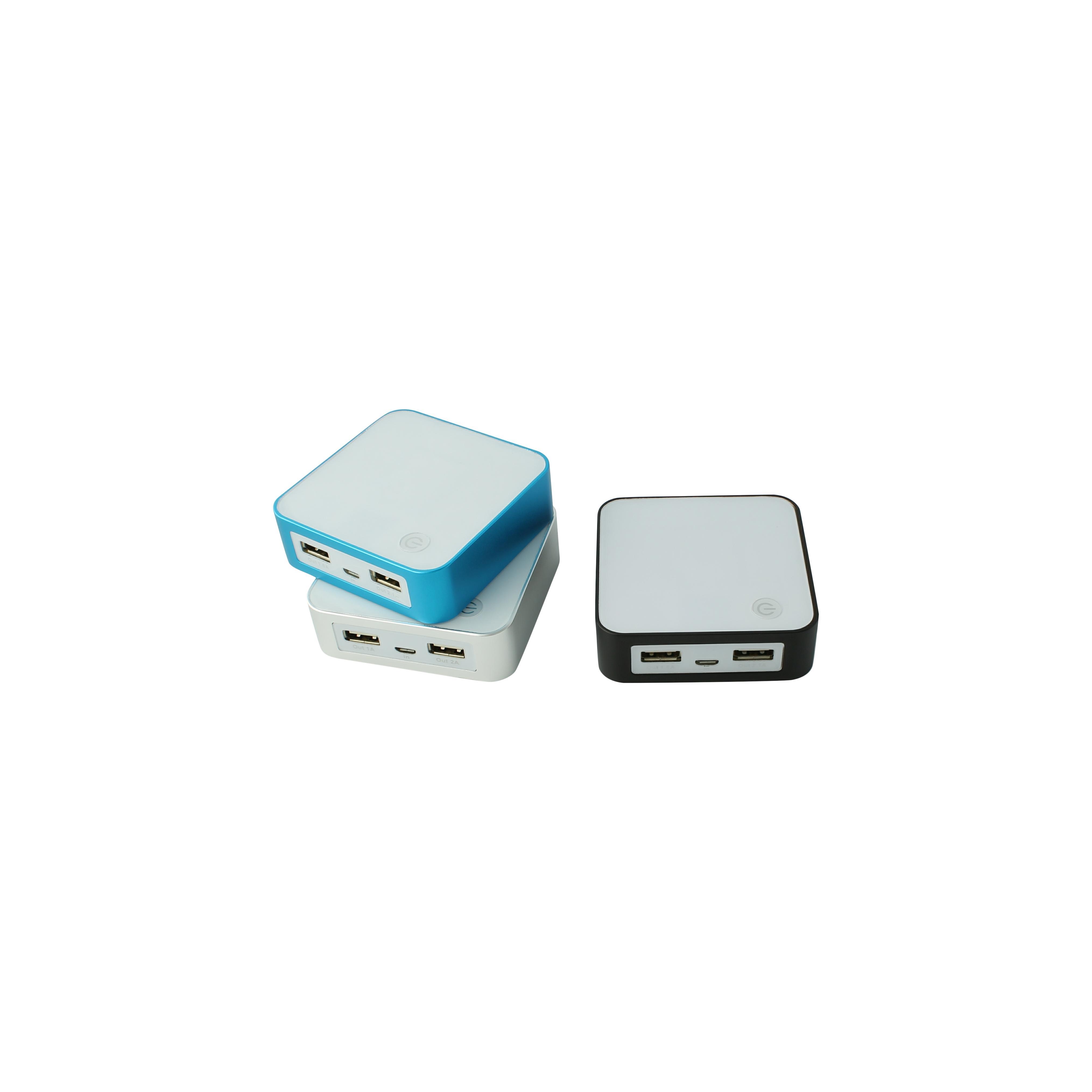 Powerbank PB-22 6600 mAh Weiß/Silber