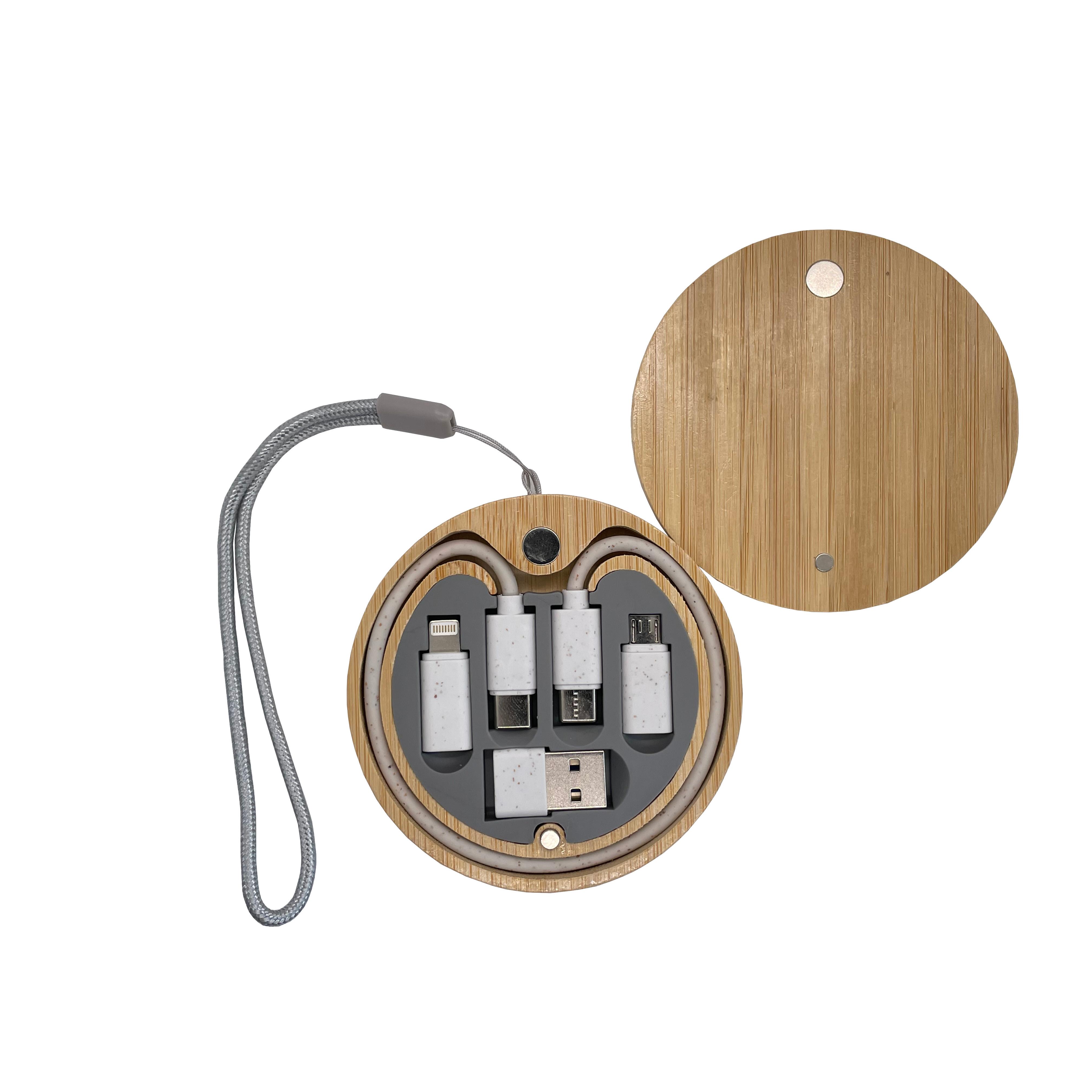 Eco Multiconnect Kabelset 26,5cm Bambus