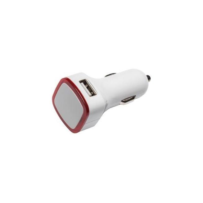 Car Charger 01 (2,1 A) Rot Transparent