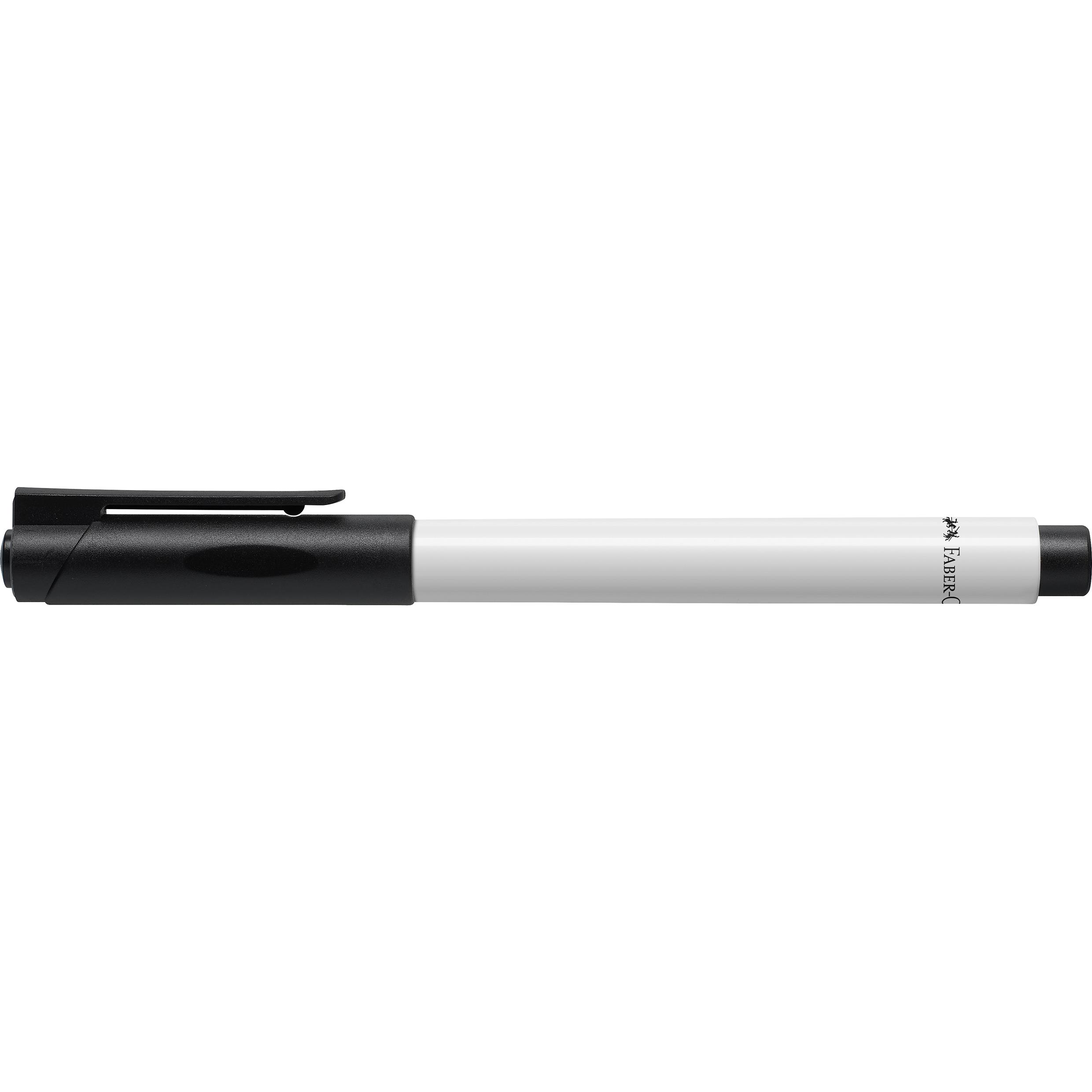 Broadpen Weiß / Schwarz, Schreibfarbe Schwarz Faber-Castell