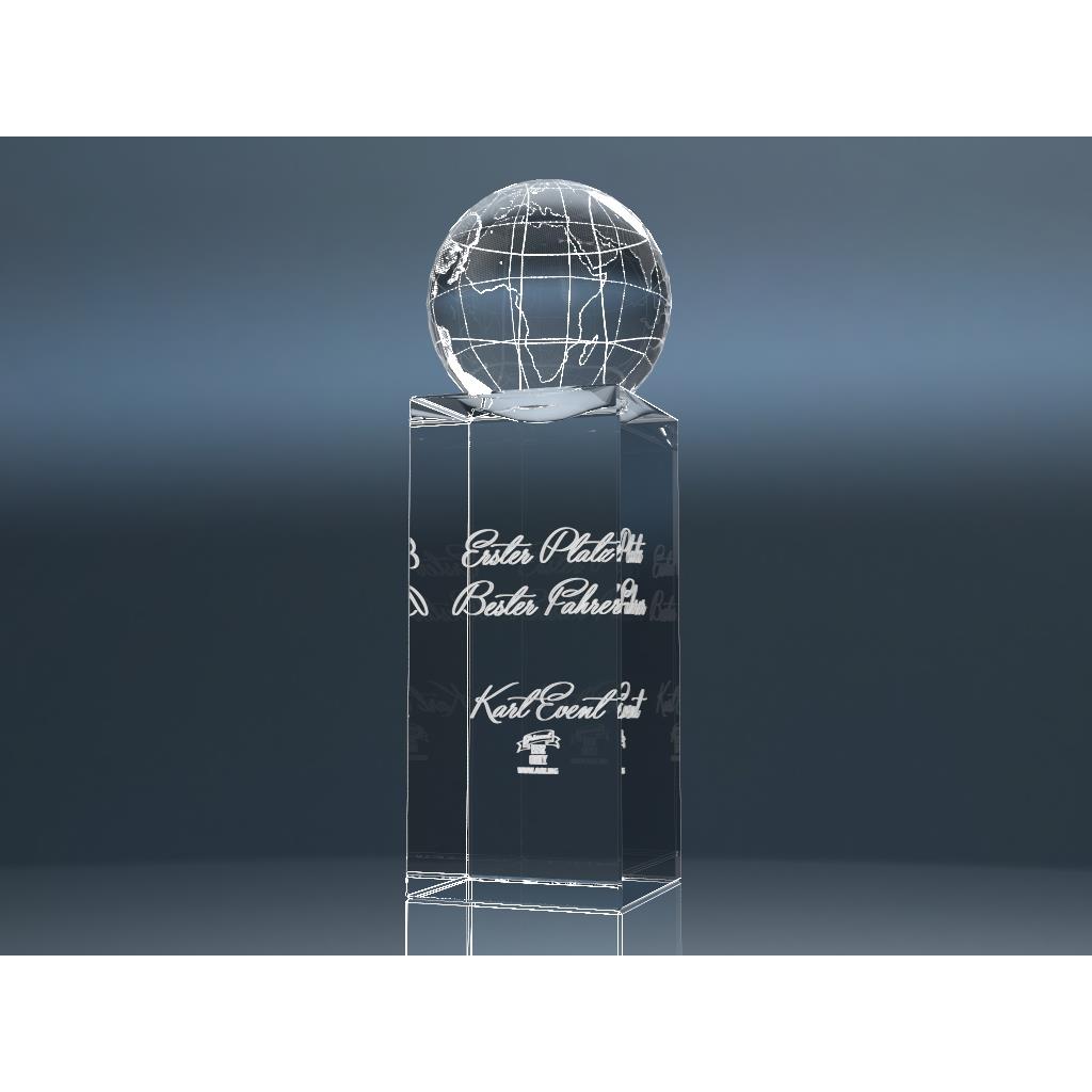Crystal-Trophy  World Champion  (XL)