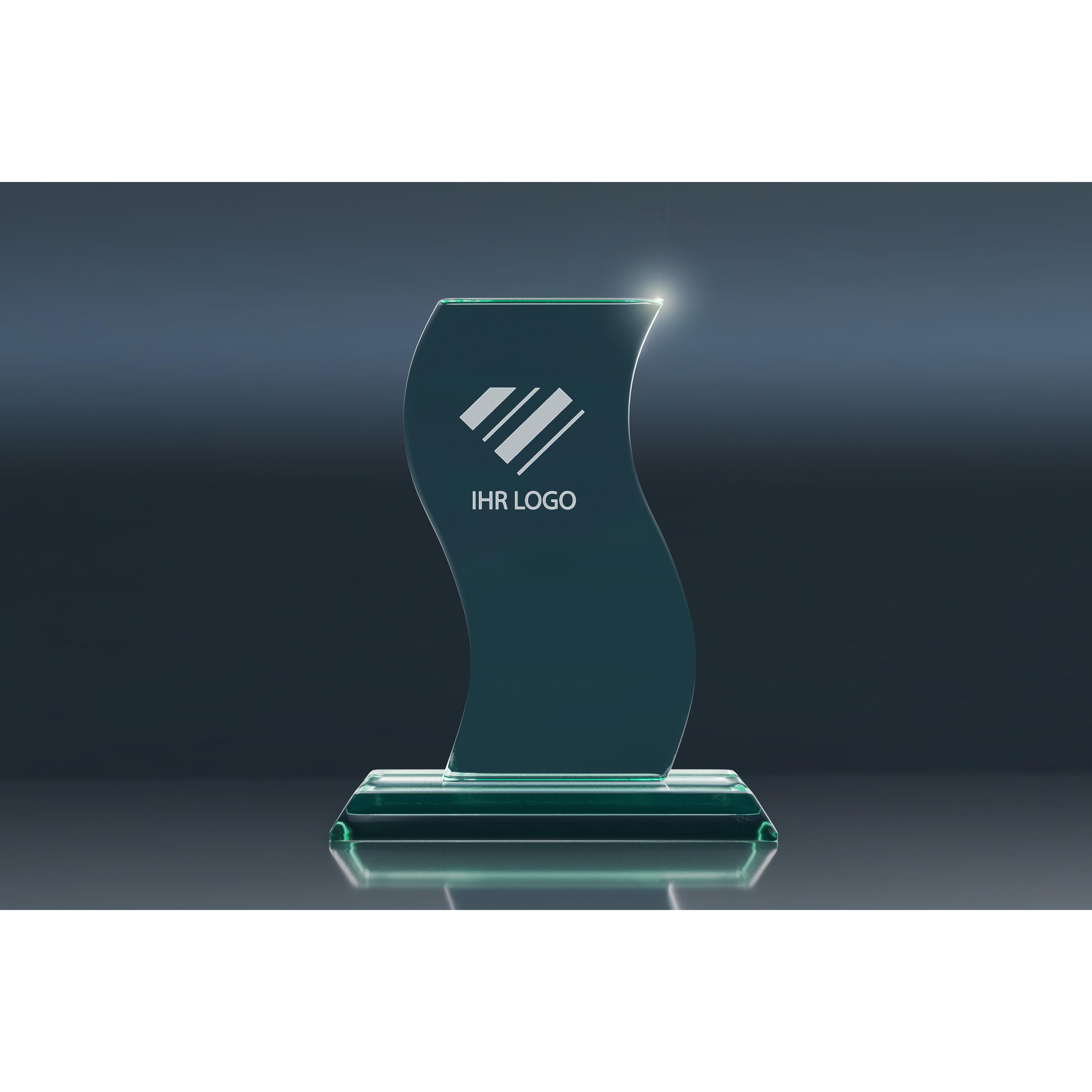 Crystal Trophy THIN WAVE (L)