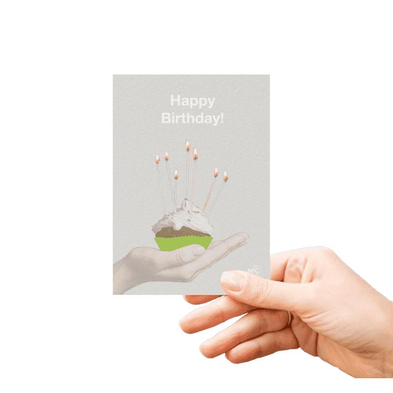 NFC Grußkarte