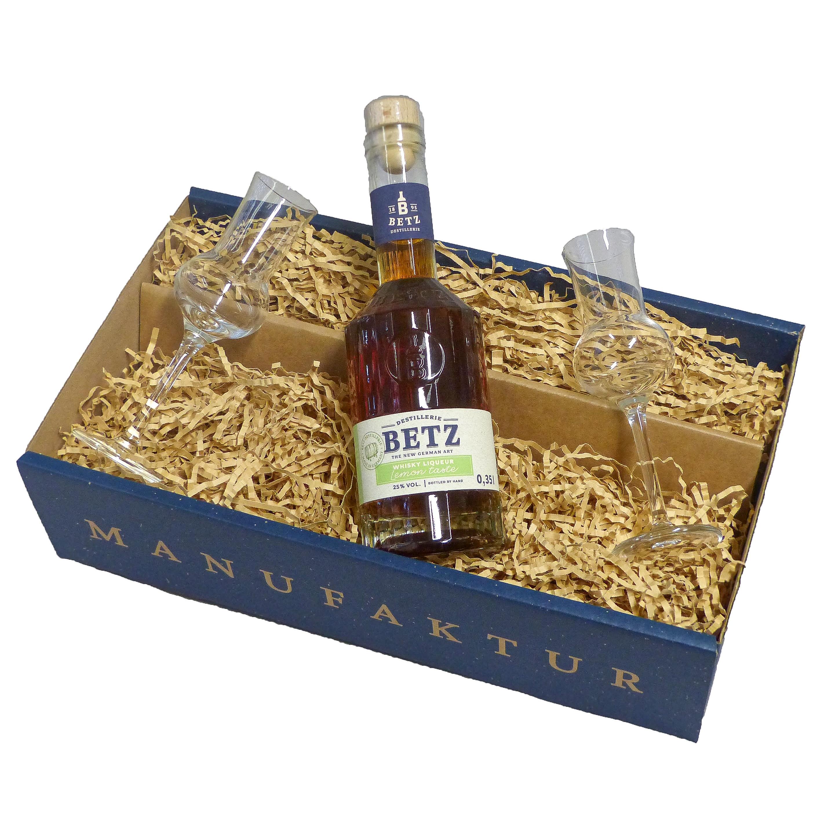 Präsentset ´Whisky-Likör Lemon Taste´, 0,35 l